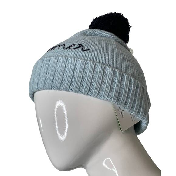 Kate Spade Daydreamer Faux Fur Pompom Hat Beanie main image 6